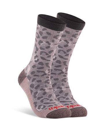 Chaussettes Dansko Cheetah Crew Femme Blanche | FR 003YXF